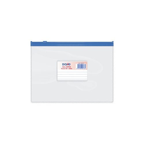DOSSIER SOBRE DOHE ZIP A5 APAIS.PVC AZUL
