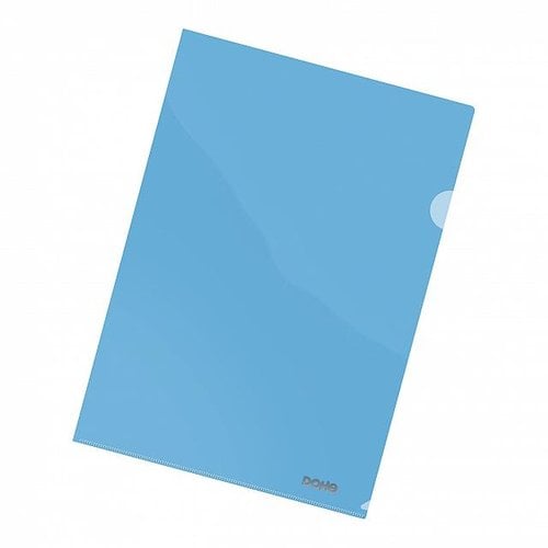 DOSS.ANG.RECT.DOHE PP 120µ A4 AZUL P/10