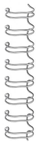 CANU.WIRE-O FW. (34) 8 mm PLATA C/100