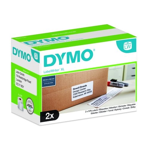 ETIQ.DYMO LW 102x59mm PACK 2 RL.575 ENV