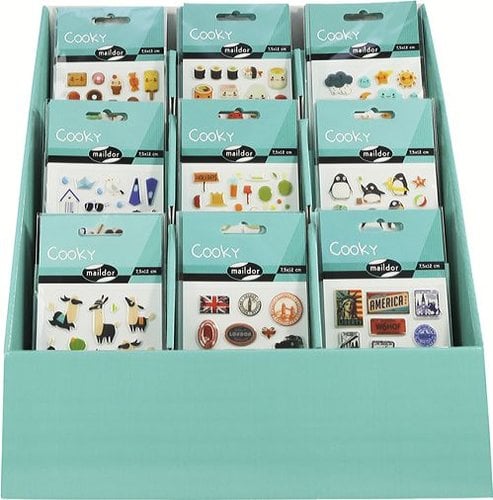 STICKERS MAILDOR COOKY VACAC. EXP/90