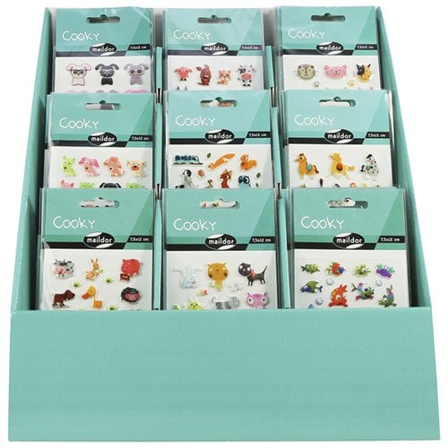 STICKERS MAILDOR COOKY MASCOTAS EXP/90