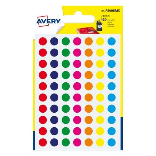 GOMETS AVERY Bl.6h REDONDOS Ø 8 SURT