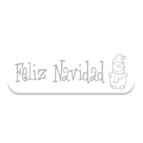 ETIQ.REG. R.250 FELIZ NAVIDAD BLANCO