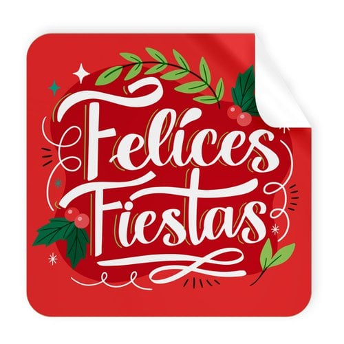 ETIQ.REG. R.250 CUADR. FELICES FIESTAS
