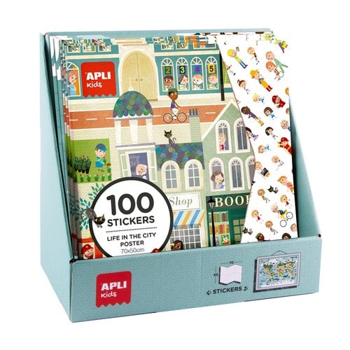 STICKERS GAME POSTER CON PEGATINAS EX.10