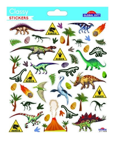 STICKERS ERIK Bl.1h. CLASSY DINOSAURIOS