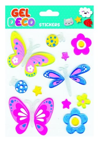 STICKERS ERIK Bl.1h. GEL DECO MARIPOSA