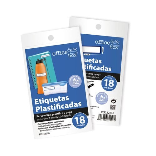 ETIQ.MAN.OFFICE BOX PLAST. 70x15 B/18