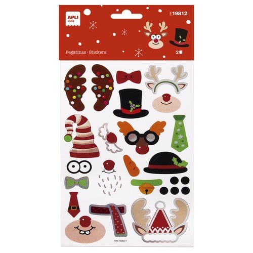 PEGATINAS APLI NAVIDAD 1H