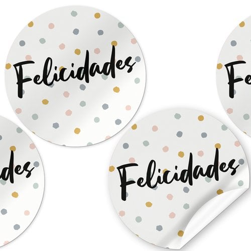 ETIQ.REG. R.250 REDON. FELICIDADES