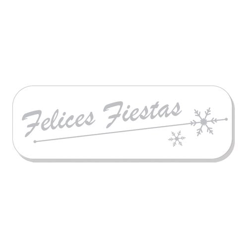 ETIQ.REG. R.250 FELICES FIESTAS BLANCO