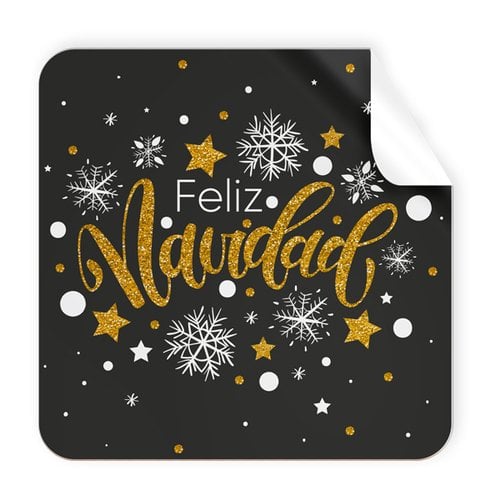 ETIQ.REG. R.250 CUADR. FELIZ NAVIDAD