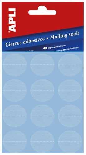SOBRE ETIQUETAS APLI CIERRES AUTOADHESIV