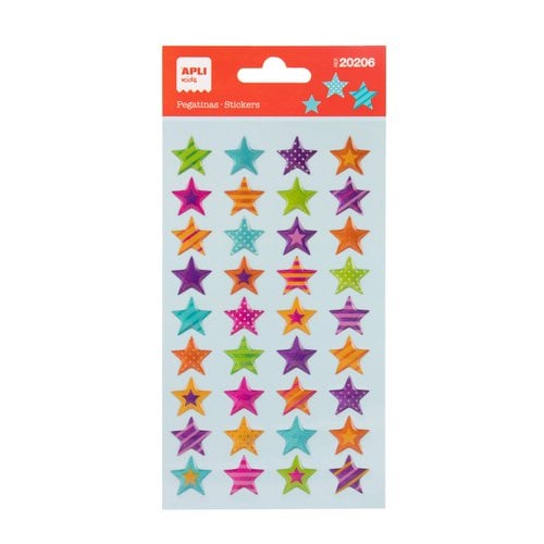 STICKERS APLI (20206) Bl.1h.ESTRELLAS RA