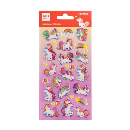 STICKERS APLI (20207) Bl.1h.UNICORNIOS P