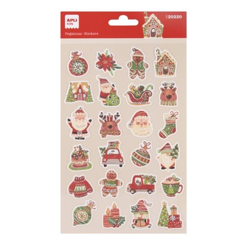 STICKERS APLI (20220) Bl.1h. XMAS