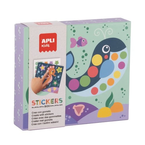 STICKERS GAME CAJA CARTON OCEANO