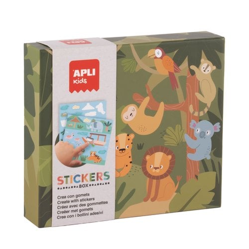 STICKERS GAME CAJA CARTON SAFARI
