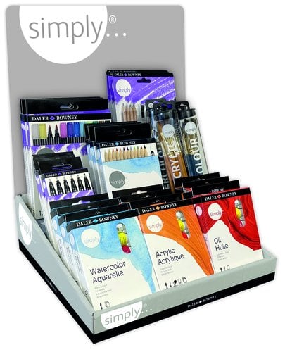 EXP.SIMPLY 23 EXPOSITOR DALER ROWNEY SIMPLY SURT.