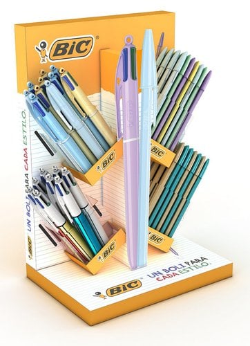 EXPOSITOR BIC CRISTAL / 4 COLORES