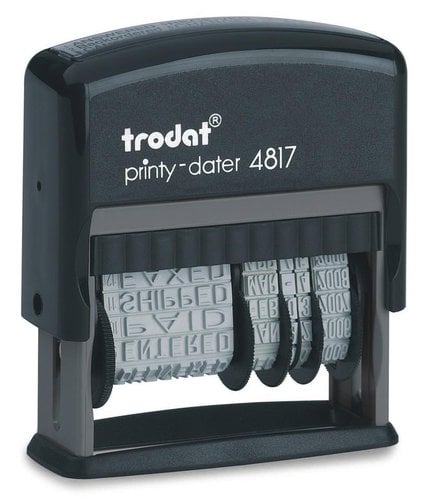 FECHADOR e.A. TRODAT 4817 3,8 mm FC 12TX
