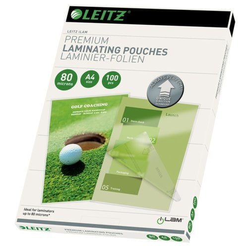 FUNDA PLASTIF. LEITZ A4 80µ P/100