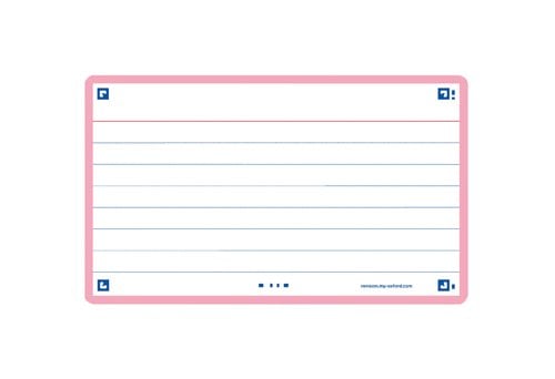 FICHAS OXFORD FLASH 75x125 HZ. ROSA (30