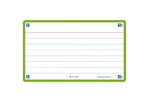 FICHAS OXFORD FLASH 75x125 HZ. VERDE (3