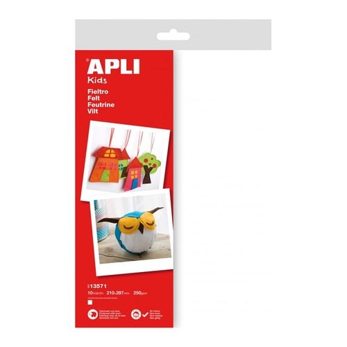 FIELTRO APLI A4 BLANCO