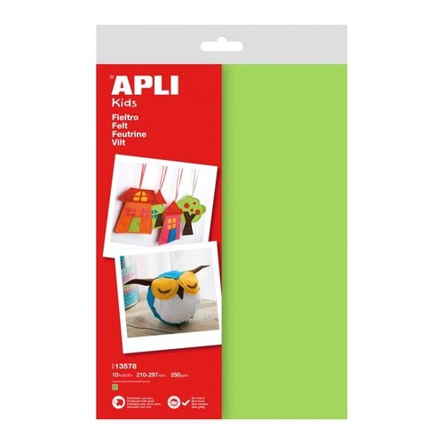 FIELTRO APLI A4 VERDE