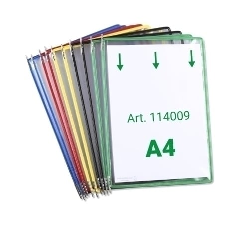 FUNDA TARIFOLD C/PIV. A4 c/MARCO P/10