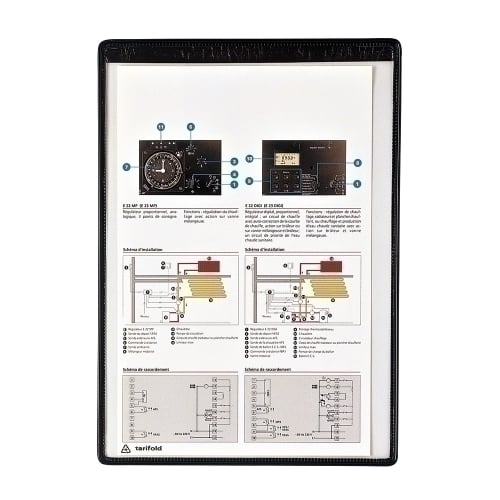 FUNDA TARIFOLD MAG.APERTURA SUP. A4 P/5