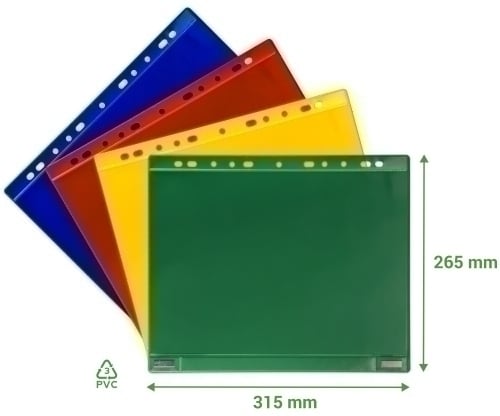 FUNDA TARIFOLD MAG. MULTIT. A4 AZUL B/5