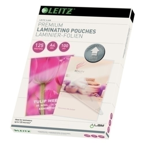FUNDA PLASTIF. LEITZ A4 125µ P/100