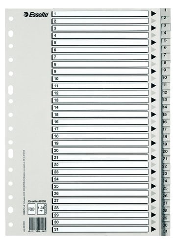 INDICE ESSELTE PP NUM.A4 ps.1-31 IND.B/N