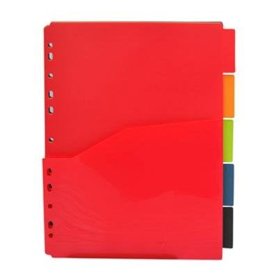 SEPARADORES COLORLINE PP EXTRA A4 5 ps.
