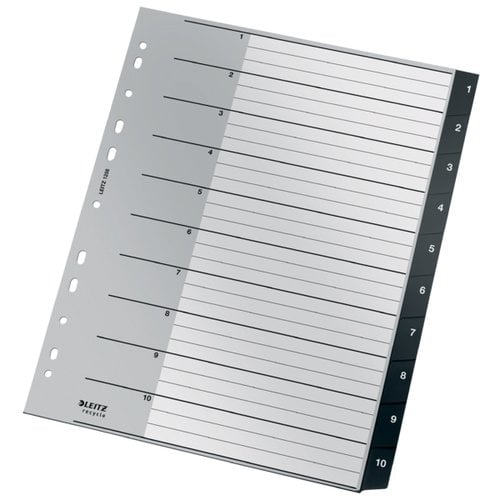 INDICE LEITZ PP RECYCLE NUM.A4+ ps.1-10