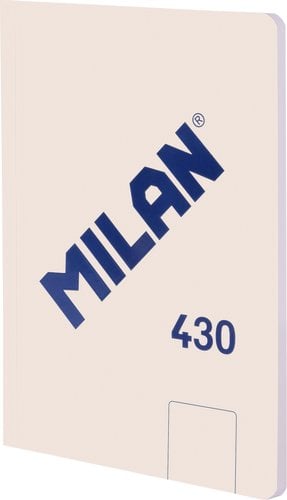LIBRETA MILAN 430 A5 48h LISO BEIGE