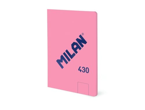 LIBRETA MILAN 430 A6 48h LISO ROSA