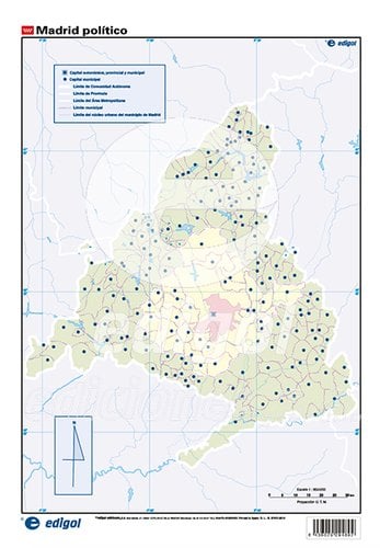 MAPA MUDO EDG.COLOR POLITICO MADRID
