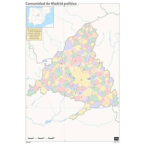 MAPA MUDO ERIK COLOR POLITICO COM. MADRI
