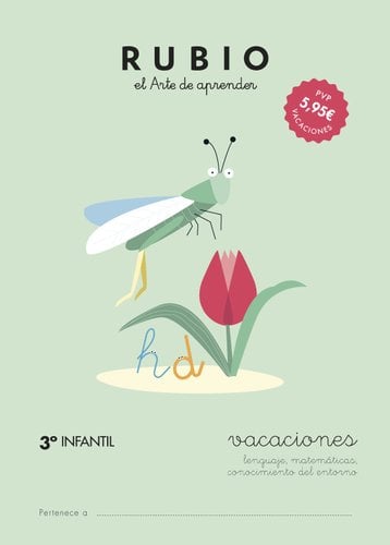 CUADERNO RUBIO A4 VACACIONES 3º E