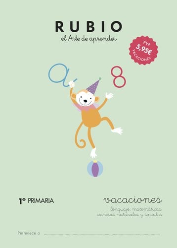CUADERNO RUBIO A4 VACACIONES 1º P