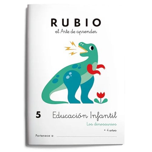 CUADERNO RUBIO A5 EDU. INF. 5 LOS DINOS