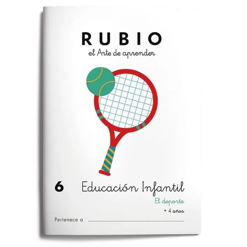 CUADERNO RUBIO A5 EDU. INF. 6 EL DEPORTE