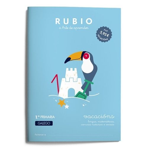 CUADERNO RUBIO GAL.VACACIONS 1º PRIM.