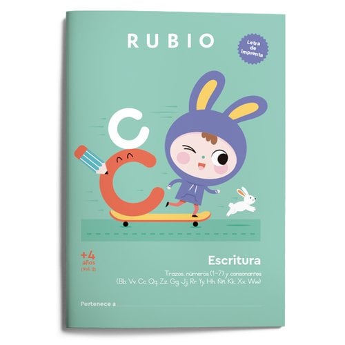 CUADERNO RUBIO A4 ESCRITURA IMPRENTA 4