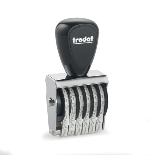 NUMERADOR MANUAL TRODAT 4 mm. 6 bandas