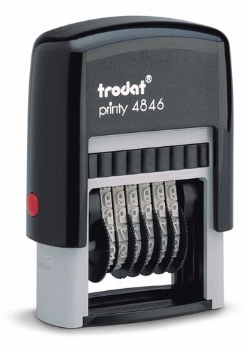 NUMERADOR e.A. TRODAT 4846 (4 mm. 6 bd)